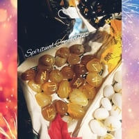 Yellow Agate Rune set