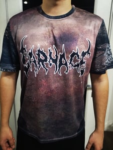 Image of CARNAGE	The Stench Of Rotting Souls	All Over Print T-Shirt / Flag