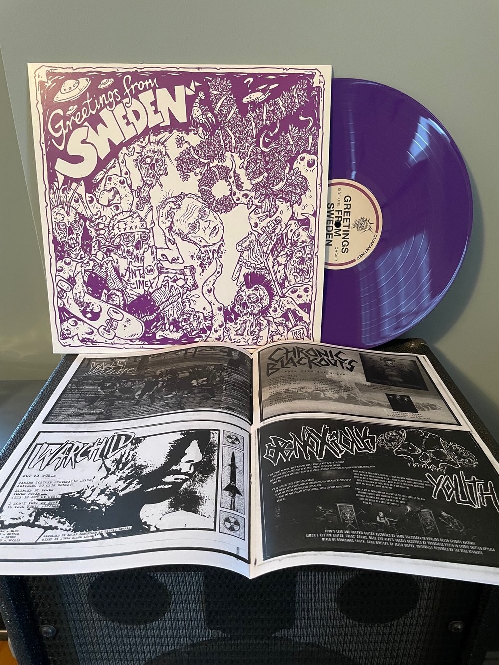 GREETINGS FROM SWEDEN "Quarantined Hardcore Vol 1" LP