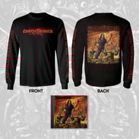 CORPSEGRINDER "ALBUM COVER" LONG SLEEVE T-SHIRT (BLACK)