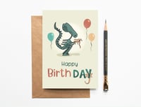 Image 1 of Alien 'Birth' Day Card