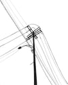 Power Lines Drawing #48 (Detroit, Southwest) - giclée print