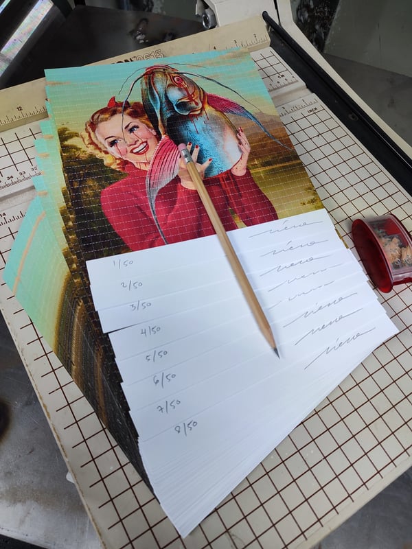 Image of Limited Edition Phonecall / Blotter Art