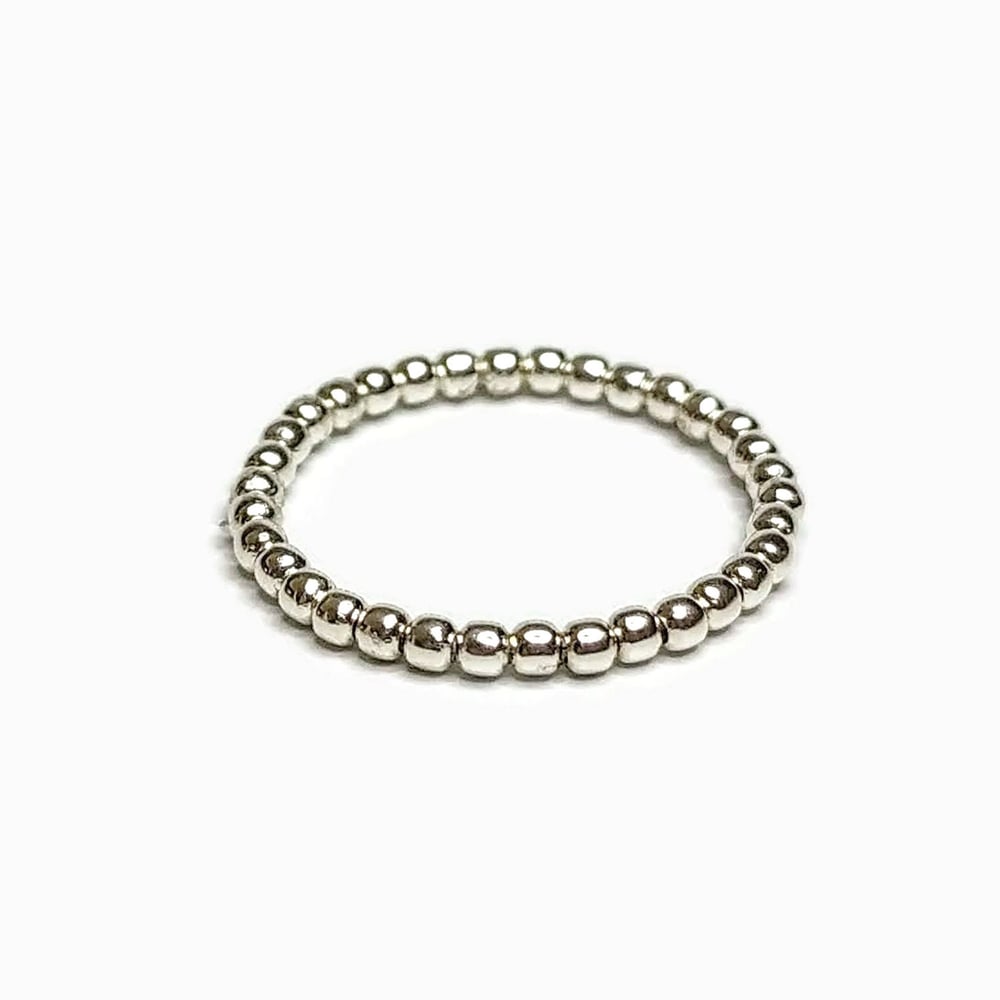 Image of Bague boules argent "Aro II"