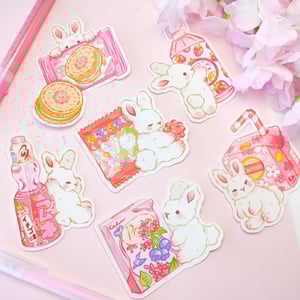 Bunny Snacks - Sticker Singles