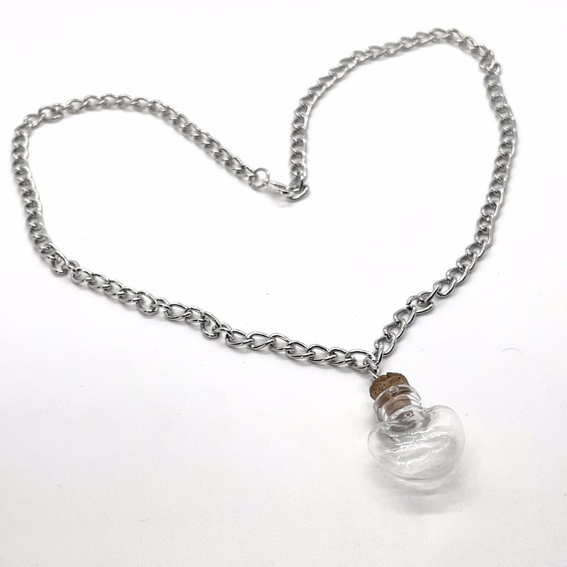 Heart Blood Vial Necklace