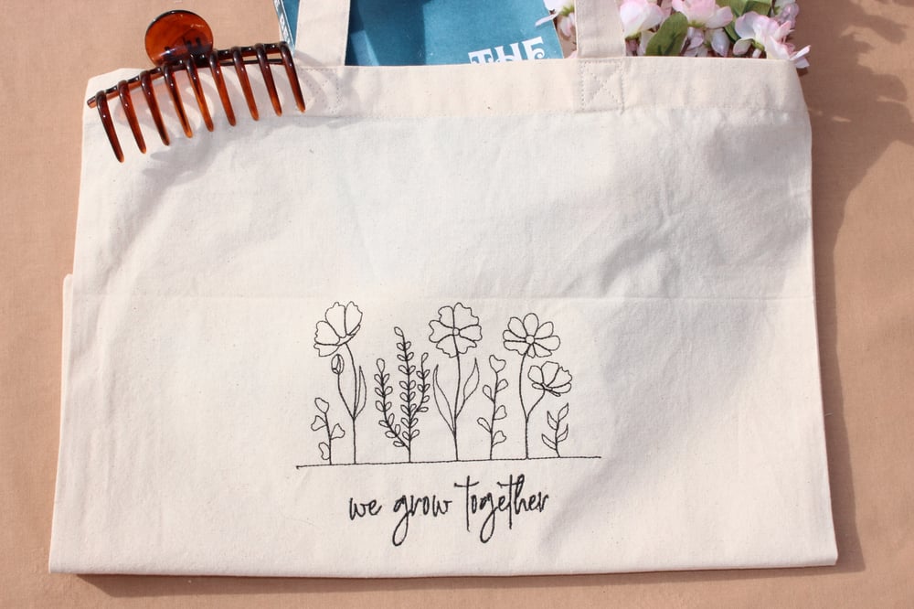 One Line Tote Bag 