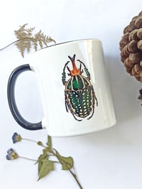 Image 1 of Mecynorhina Beetle Coffee Mug