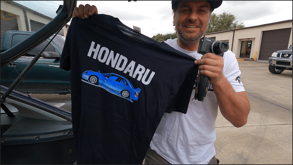 Image of SUPPORT HONDARU retro SHIRT! VERY limited amount
