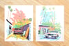 Los Angeles Vintage Cars | 11 x 14" Print