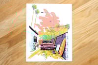 Image 2 of Los Angeles Vintage Cars | 11 x 14" Print