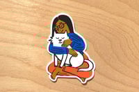 Cat Hug Sticker