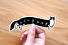 Long Boy Cat Sticker