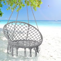 Image 2 of Boho Style Hanging Macrame Chair 