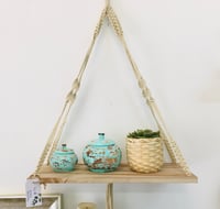 Hand Made Macrame Boho Wall Shelf