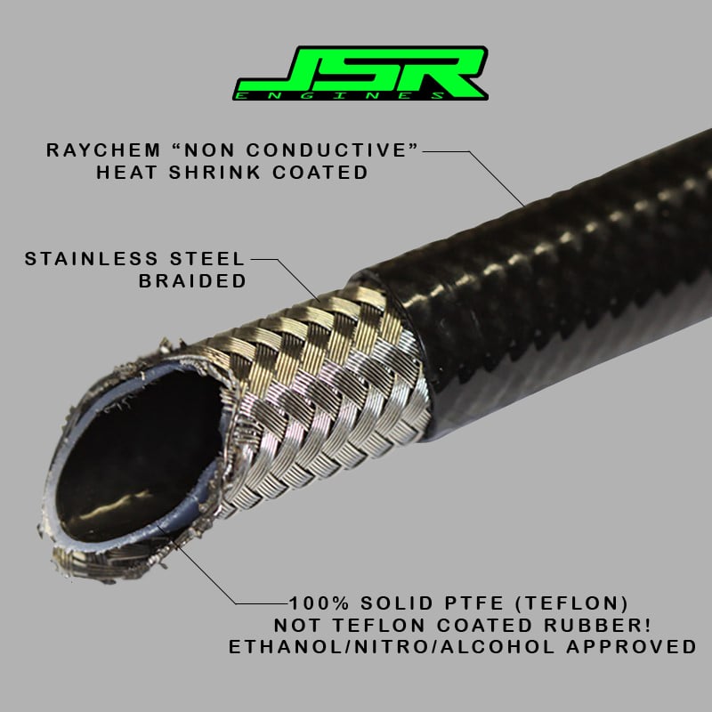 JSR PRL Accord X "CV2" PTFE Upgraded Flex Fuel Line prl v1. v2.