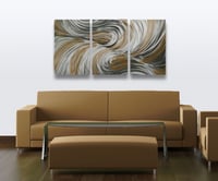 Image 2 of Echo Bronze 47"- Metal Wall Art Contemporary Modern Abstract Decor