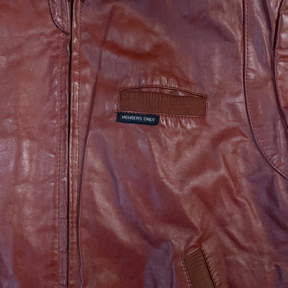 Jacket: Members Only Leather Size 44