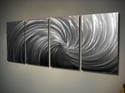 Riptide- Abstract Metal Wall Art Contemporary Modern Decor