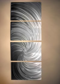 Image 4 of Riptide- Abstract Metal Wall Art Contemporary Modern Decor