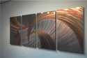 Tempest Bronze - Abstract Metal Wall Art Contemporary Modern Decor