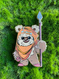 Wicket teddy bear pin