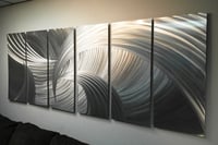 Image 4 of Tempest 48x125 - Metal Wall Art Abstract Sculpture Modern Decor-