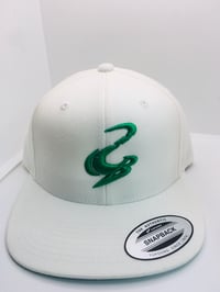 Image 1 of SB Snapback White/Green
