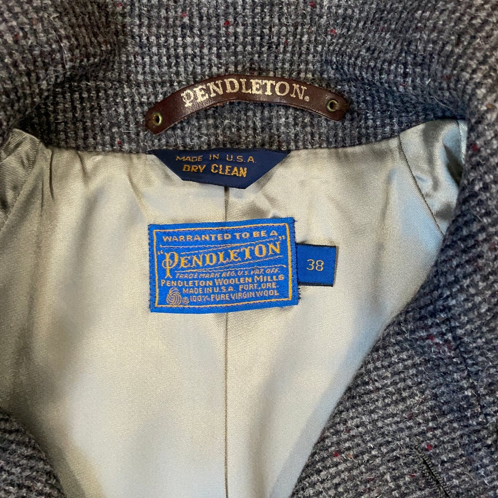 Jacket: VTG Pendleton (USA) Wool Tweed Size: 38