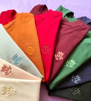Image of Phuncle Cropped Merino T-Shirt- Ruby