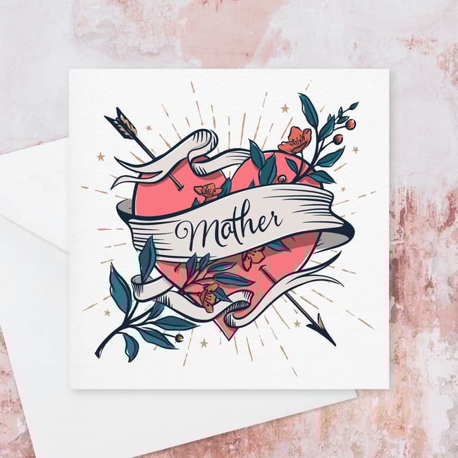 'Mother' Greetings Card