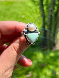 Image 3 of Freshwater Gecko Ring Sz 8.5