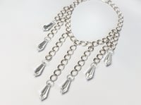 Image 4 of Chain necklace with glass pendants