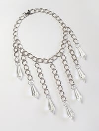 Image 3 of Chain necklace with glass pendants