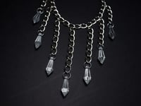 Image 5 of Chain necklace with glass pendants