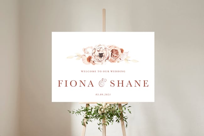 Modern Love Welcome Sign