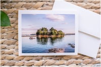 Image 2 of Notecards: Reflective Serenity | Bowman Island, Freeport Maine