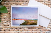 Image 2 of Notecards: Twilight Tranquility | Footbridge Beach, Ogunquit Maine