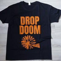 Image 2 of The Black Farm "Drop Doom" classic logo T-shirt