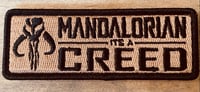  MANDALORIAN CREED MORALE PATCH