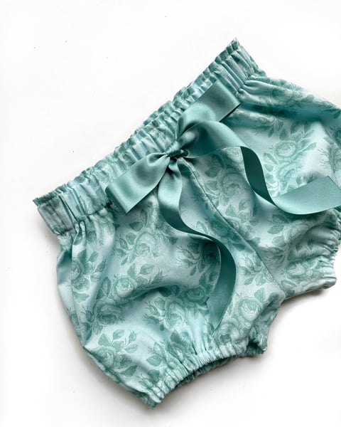 Image of The Mint Bouquets Bloomer Shorts 