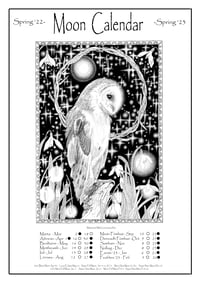 Image 1 of Moon calendar