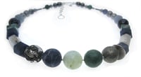 Image 1 of Peruvian Andean Opal with Sodalite Necklace
