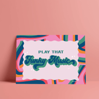 Image 2 of Funky Music Print