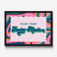 Image 1 of Funky Music Print