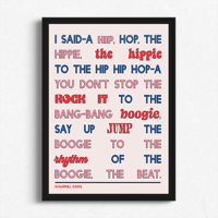 Image 3 of I Said a Hip Hop, The Hippie  Print