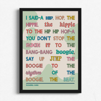 Image 1 of I Said a Hip Hop, The Hippie  Print