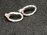 Hammered Circle Earrings