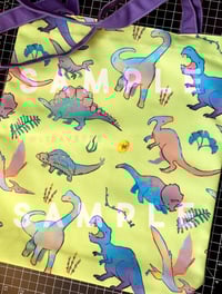 Image 2 of Dinos! | canvas tote bag
