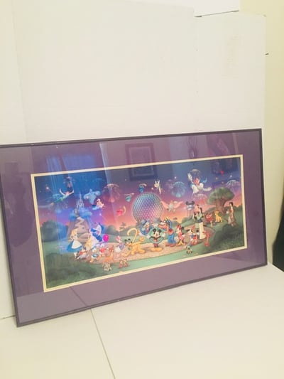 Image of DISNEY FRAMED ART2 